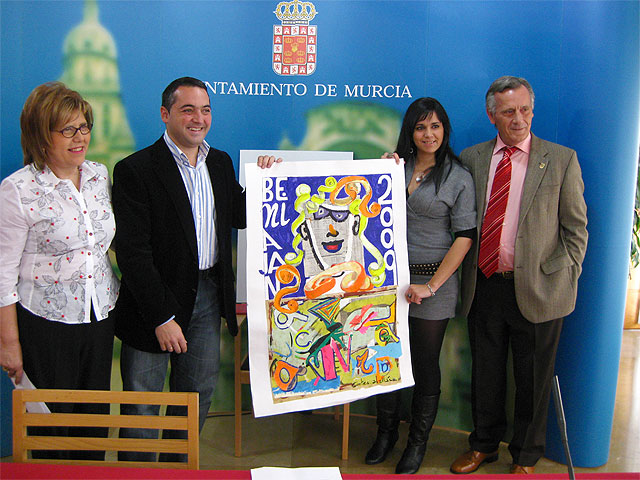 Cortés Abellán retrata la belleza del carnaval de Beniaján en un cuadro plagado de colorido - 1, Foto 1