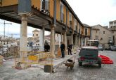 Comienzan las obras de iluminacin de varios edificios del Casco Antiguo