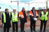 Valcrcel destaca el buen ritmo de las obras del Aeropuerto Internacional de la Regin de Murcia