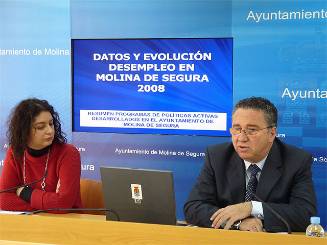 El Alcalde de Molina de Segura presenta el conjunto de Políticas Activas de Empleo del Ayuntamiento para el año 2009 - 1, Foto 1