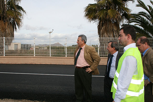 Obras Públicas asfalta el firme de la carretera que une Beniaján y Alquerías a su paso por la Machacanta - 1, Foto 1