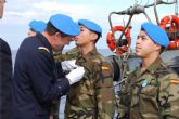 Miembros de la dotacin del patrullero 'Infanta Cristina' condecorados por naciones unidas por su contribucin a UNIFIL