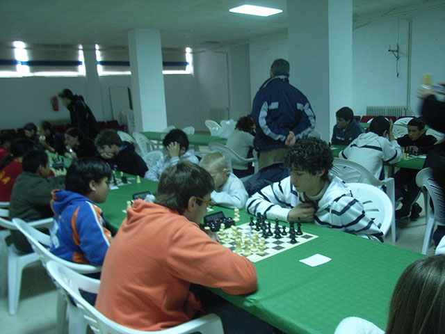 Segunda jornada de Ajedrez Open del Campeonato Regional Escolar de la Región de Murcia, Foto 1