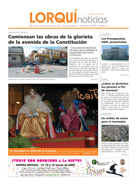 El Ayuntamiento de Lorquí renueva el aspecto de su boletín municipal - 1, Foto 1