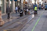 La peatonalizacin de Puerta de Murcia afronta su ltima fase