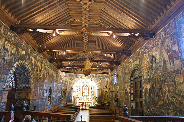 El artesonado del Santuario de La Santa será remodelado íntegramente, Foto 1