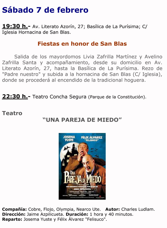 Agenda cultural de Yecla del 5 al 8 de febrero - 2, Foto 2