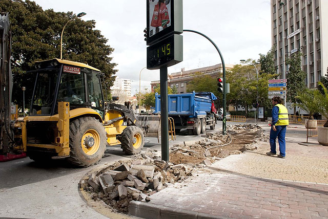 Las obras de ampliación del parking de Plaza de España originan cambios en el tráfico en la zona - 1, Foto 1