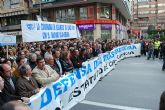 ASAJA Murcia tilda de rotundo éxito la unión de todos los sectores sociales a favor del trasvase Tajo–Segura en la concentración de Murcia