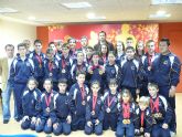 El director general de Deportes recibe a la seleccin regional de Taekwondo de las categoras cadete e infantil