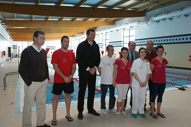 El Alcalde de Puerto Lumbreras y el Director General de Deporte visitan las instalaciones y obras del Plan Municipal de Instalaciones Deportivas - 1, Foto 1
