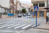 Finalizan las obras de la glorieta de la avenida de la Constitucin de Lorqu