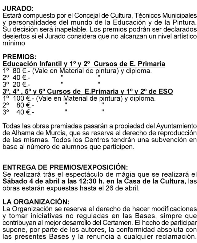 Se presenta el “V Certamen de Pintura Rpida al Aire Libre Para Escolares”, Foto 3
