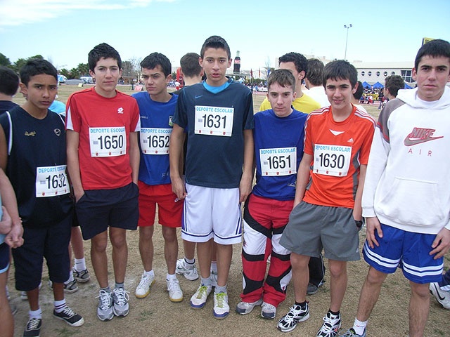 Treinta y seis escolares de Totana participaron en la Final Regional Escolar de Campo a Travs - 9