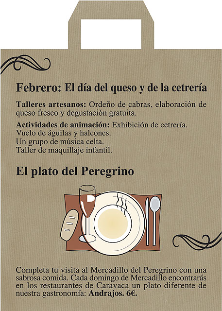 El Mercadillo del Peregrino se celebra este domingo con el lema “El día del queso y la cetrería” - 1, Foto 1