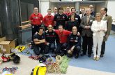 Los bomberos de la Regin exhiben su pericia en la sede del Parlamento Europeo, en Bruselas, con motivo del Da Europeo de las Emergencias