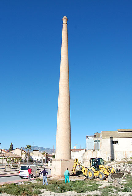 Comienzan las obras para acondicionar el entorno de la Chimenea de la Carreta de Lorquí - 2, Foto 2