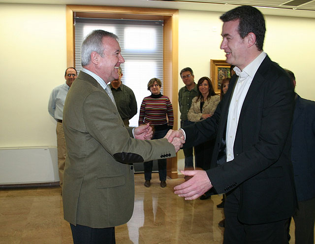 Daniel Bueno presenta a Valcárcel la nueva Comisión Ejecutiva regional de CCOO - 2, Foto 2