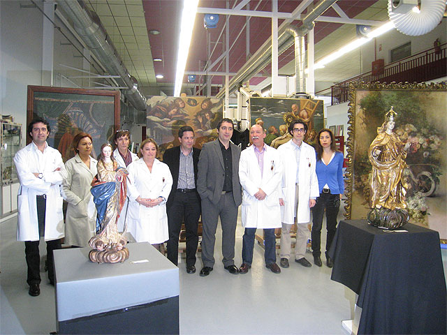 El Centro de Restauración de la Región entrega 15 obras de autores como González Moreno, Sánchez Picazo y Marcos Laborda - 1, Foto 1