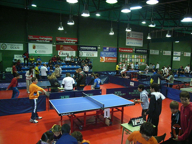 El Colegio Tierno Galvn de Totana se proclama Campen Regional Alevin de Tenis de Mesa - 2