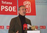Segn el PSOE, 'el PP regional asume la propuesta de los socialistas de Totana para pagar la deuda a proveedores'