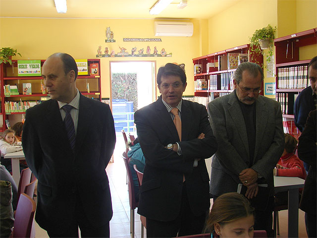 El Alcalde de Lorca inaugura la nueva Biblioteca Pública de Marchena-Aguaderas - 1, Foto 1
