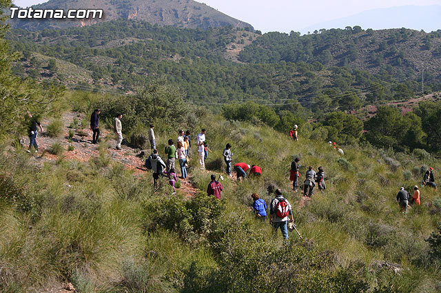 Alrededor de 200 personas participan en la reforestación de una hectárea en el paraje de la Virgen Blanca, en el entorno de La Santa - 1, Foto 1