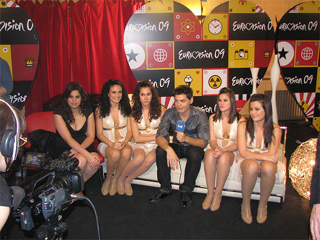 Las cuatro bailarinas lorquinas del ballet de Mª Teresa Lazareno se clasifican para la gran final de la elección del candidato a Eurovisión 2009 - 2, Foto 2