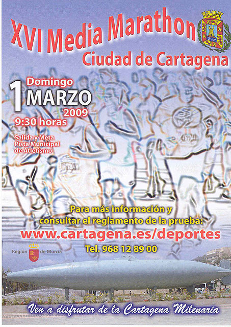 La XVI Media Marathon de Cartagena Trofeo San Juan de Dios tendrá lugar el próximo domingo 1 de marzo - 2, Foto 2