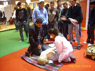 Visita al “X Salón del Estudiante 2009”  en Lorca por parte de los alumnos de la Escuela Taller “Casa de las Monjas I”, Foto 3
