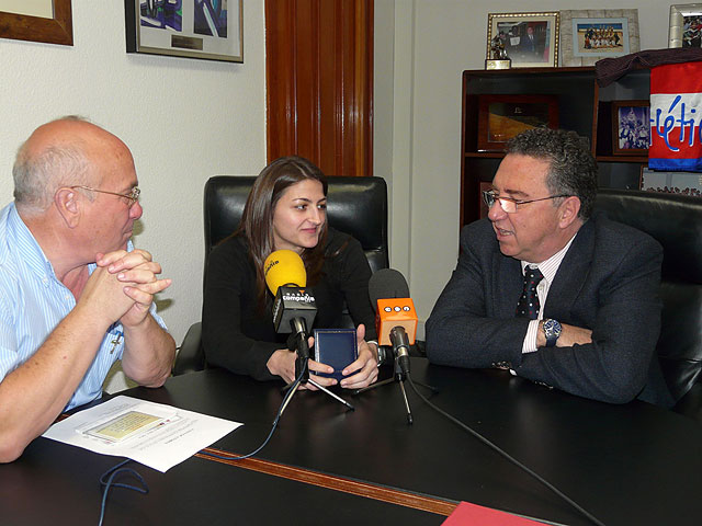 El Alcalde de Molina de Segura recibe al periodista Ángel Meseguer y la judoka Marta Somoza - 2, Foto 2