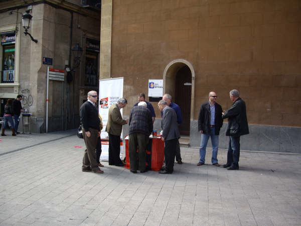 Falange Española de las JONS de Murcia instaló una mesa informativa en la plaza de Sto. Domingo - 1, Foto 1