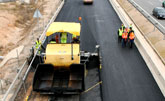 Los conductores de la autova del Mar Menor estrenan firme antideslizante