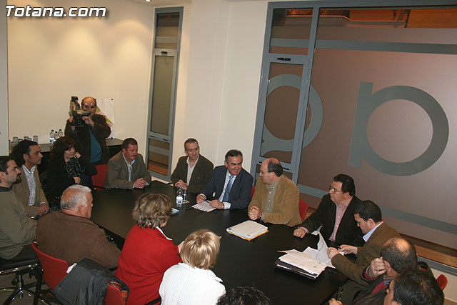 Reunión de la ejecutiva de CEGAB con el Delegado del Gobierno en Murcia, Foto 1