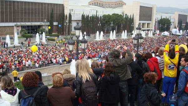 Todos los miembros del Club Atletismo Totana finalizan la maratn de Barcelona por debajo de las 4 horas - 38