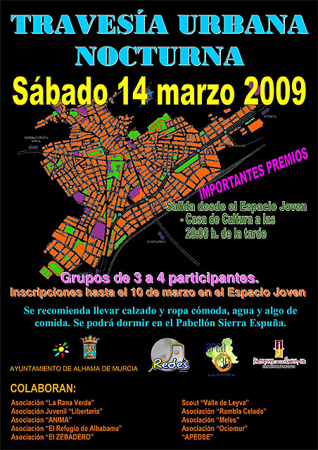 La Travesía urbana nocturna, enmarcada en el programa de juventud “Área 36” se desarrollará el sábado 14 de marzo - 1, Foto 1