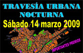 La Travesía urbana nocturna, enmarcada en el programa de juventud “Área 36” se desarrollará el sábado 14 de marzo