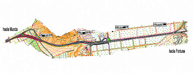 Obras Públicas trabaja en la eliminación de un punto negro en la carretera que va de Cobatillas a Venta Collares - 3, Foto 3