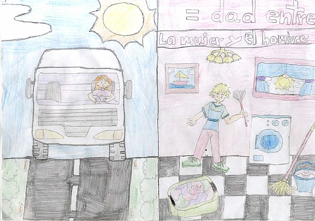 Los premios del III concurso de dibujo infantil 2009 sobre Igualdad de Oportunidades y Coeducación se entregarán este jueves 12 de marzo, Foto 3