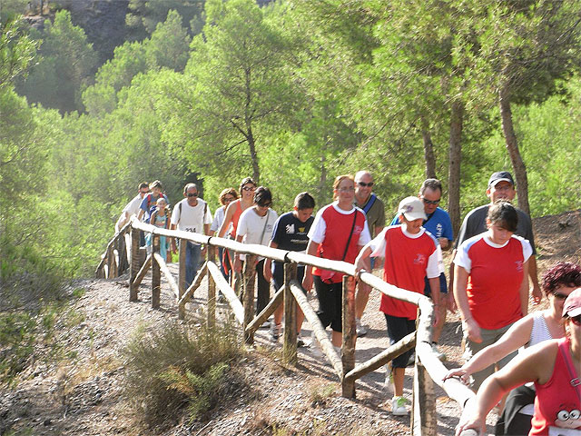 La primera ruta del Programa “Lorca a Pie 2009”, contó con la participación de 90 senderistas - 1, Foto 1