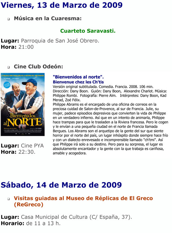 Agenda cultural de Yecla a partir del jueves 12 de marzo - 2, Foto 2