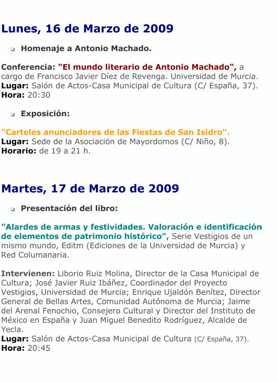 Agenda cultural de Yecla a partir del jueves 12 de marzo - 4, Foto 4