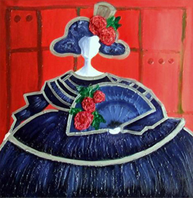 La Concejalía de Cultura  expone en la primera planta del centro cultural Ramón Alonso Luzzy la muestra pictórica Meninas, de Concha Hernández Belando - 1, Foto 1