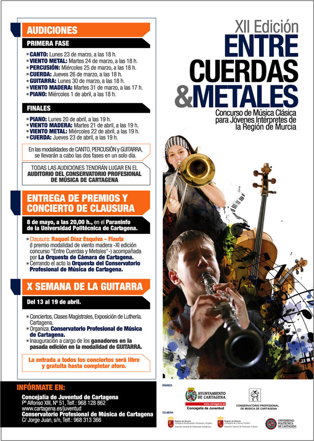 Audiciones de la XII edición del concurso Entre Cuerdas y Metales - 1, Foto 1