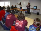 Los alumnos participantes en la Escuela Taller “Casa de las Monjas I” reciben una charla de “Prevención de VIH/SIDA...