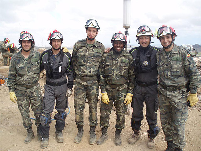 Efectivos de la Unidad Militar de Emergencias de ejercicios en Cartagena - 2, Foto 2