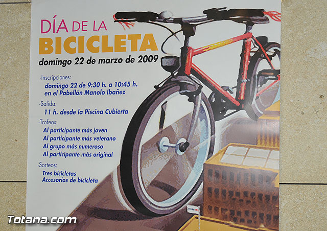 El “Día de la bicicleta” se celebrará el próximo domingo 22 de marzo a partir de las nueve y media de la mañana - 1, Foto 1