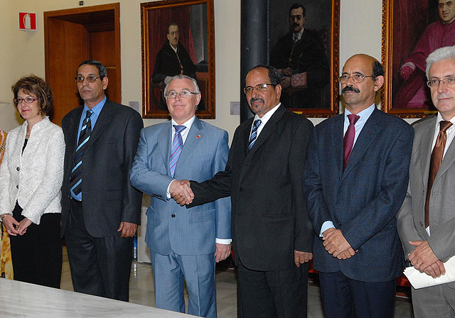 El presidente de la República Saharaui visita la Universidad de Murcia - 2, Foto 2