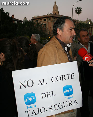 Cientos de miles de personas se manifestaron hoy por el centro de Murcia en defensa del trasvase - 3