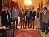 Representantes de la Asociacin de la Prensa Deportiva son recibidos por el Alcalde de Lorca